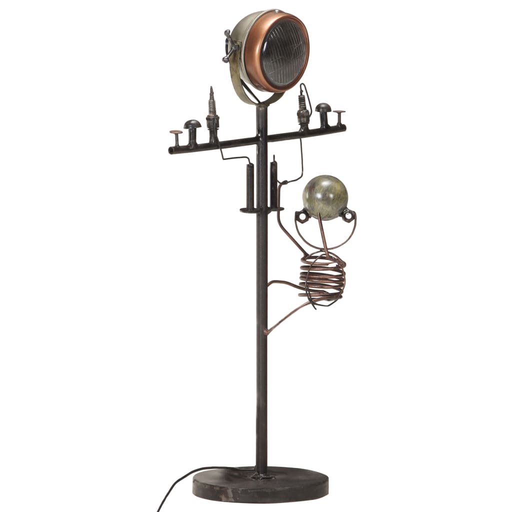 Berkfield Stand Lamp with Repairman Design Iron