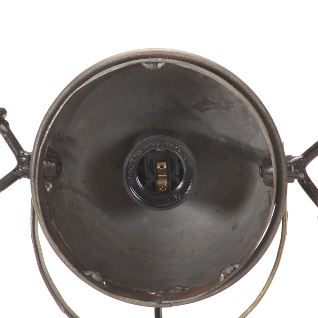 Berkfield Stand Lamp with Repairman Design Iron