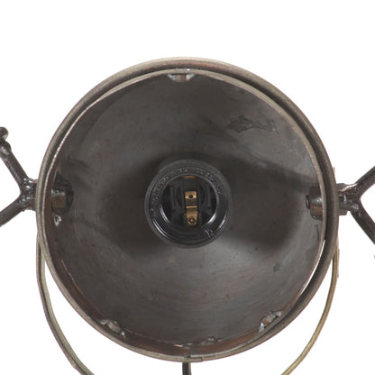 Berkfield Stand Lamp with Repairman Design Iron