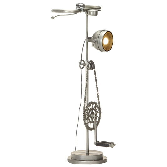 Berkfield Stand Lamp in Bike Design Iron