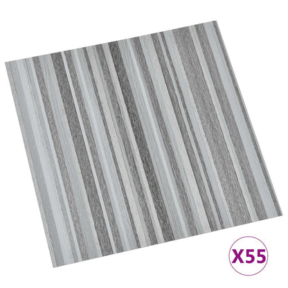 Berkfield Self-adhesive Flooring Planks 55 pcs PVC 5.11 m�__ Light Grey