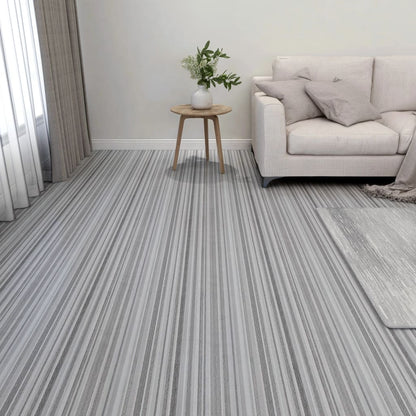 Berkfield Self-adhesive Flooring Planks 55 pcs PVC 5.11 m�__ Light Grey