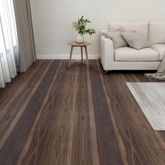 Berkfield Self-adhesive Flooring Planks 55 pcs PVC 5.11 må_ Dark Brown