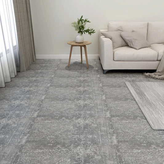 Berkfield Self-adhesive Flooring Planks 55 pcs PVC 5.11 må_ Concrete Grey