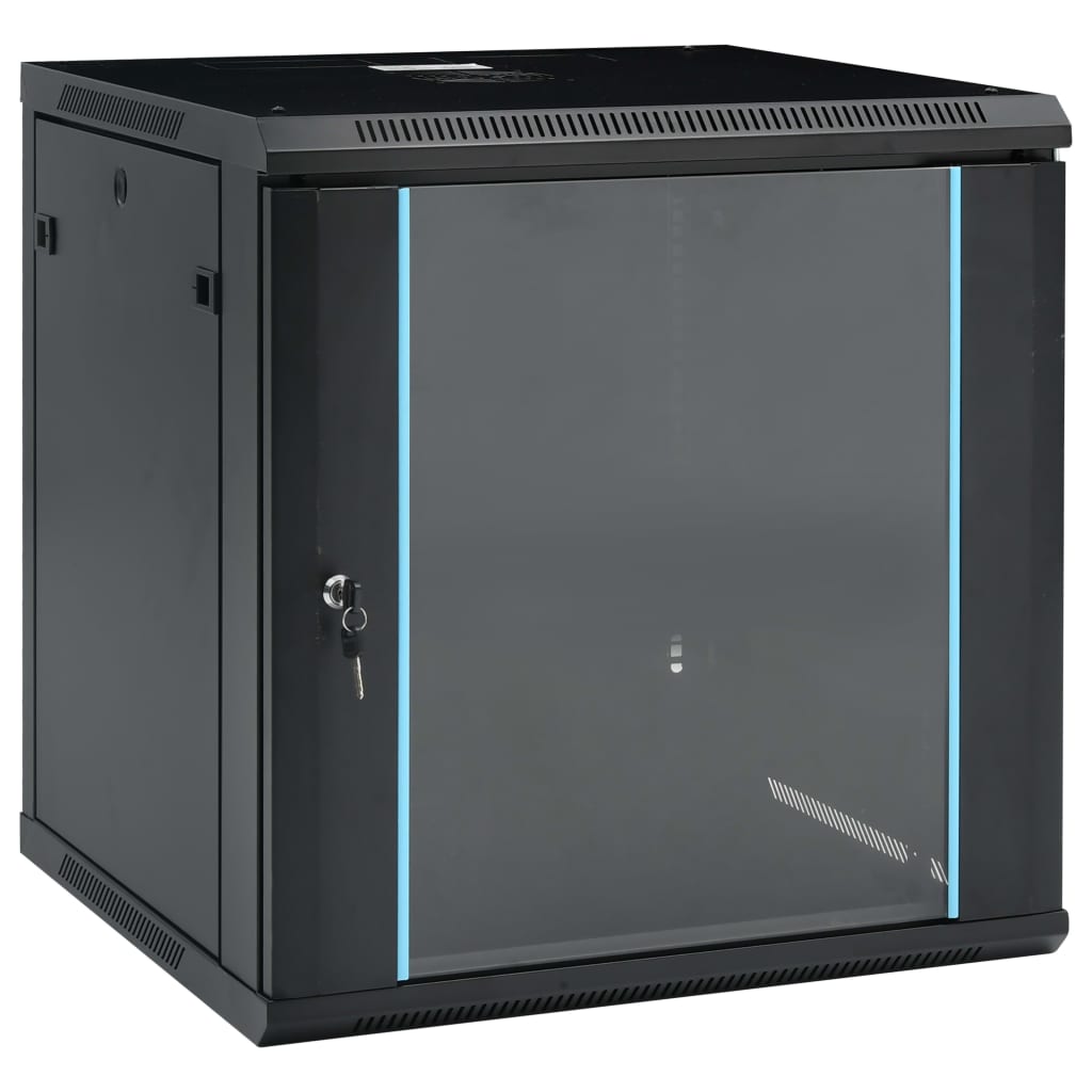 Berkfield 12U Wall Mounted Network Cabinet 19 IP20 600x600x640 mm