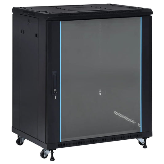 Berkfield 18U Network Cabinet with Swivel Feet 19 IP20 800x600x1000 mm
