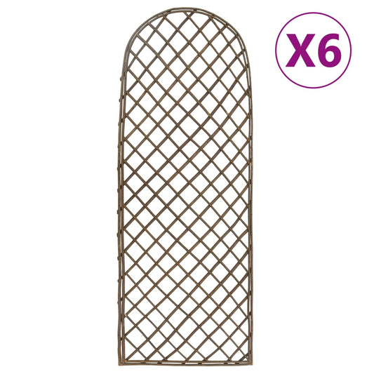Berkfield Garden Trellises 6 pcs 45x120 cm Willow