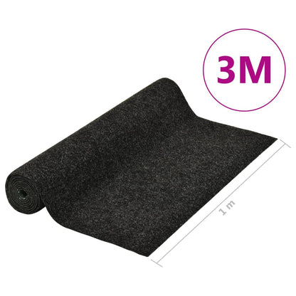 Berkfield Artificial Grass with Studs 3x1 m Anthracite