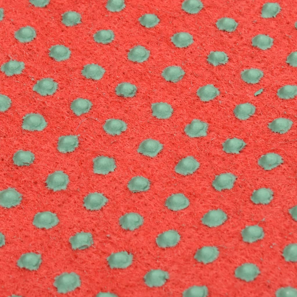 Berkfield Artificial Grass with Studs 5x1 m Red