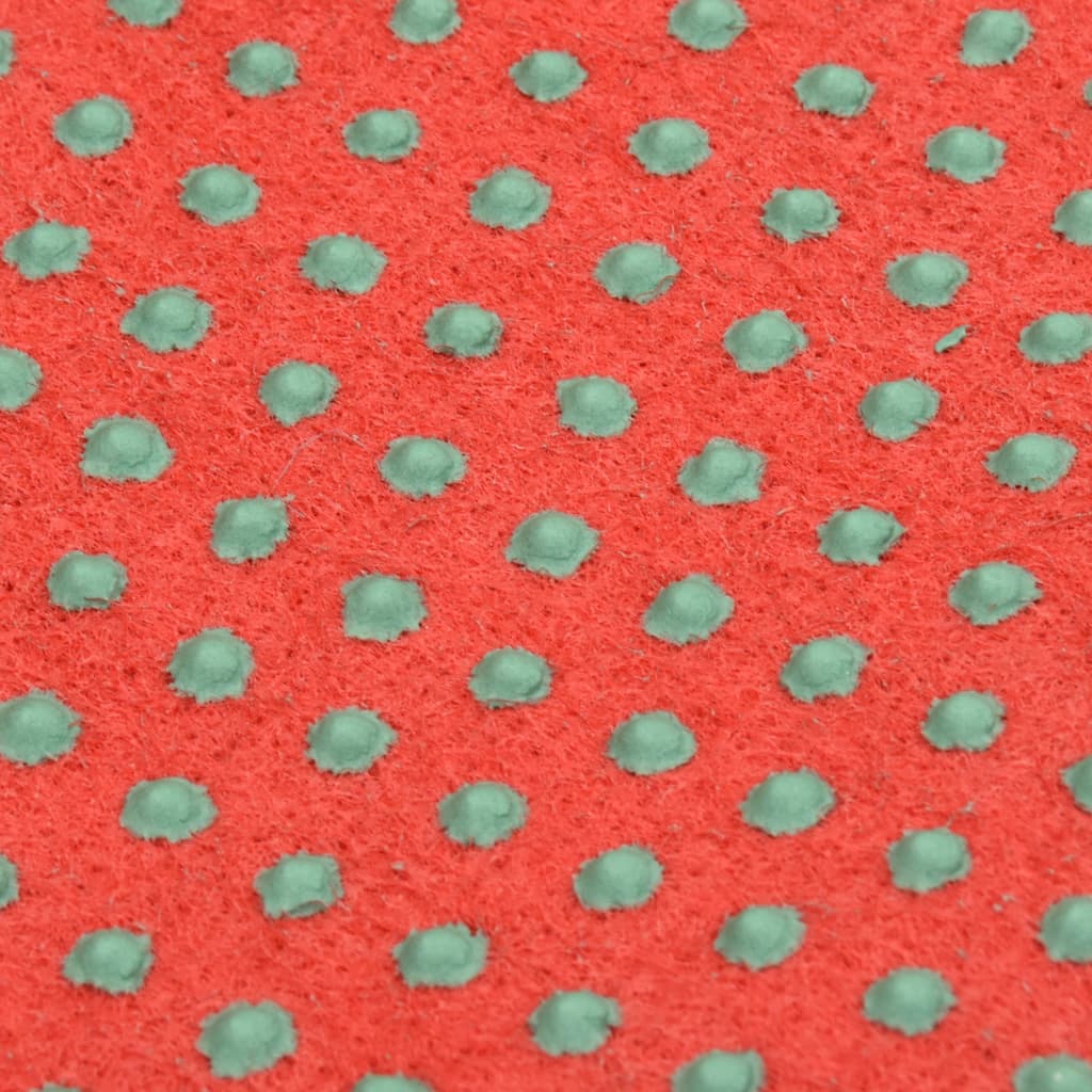 Berkfield Artificial Grass with Studs 10x1 m Red