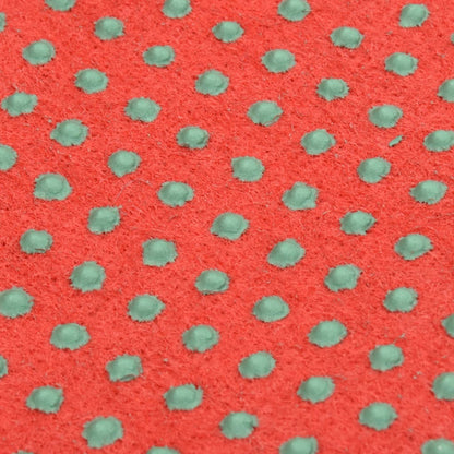 Berkfield Artificial Grass with Studs 10x1 m Red