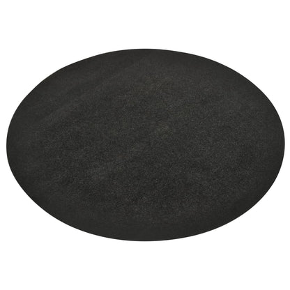 Berkfield Artificial Grass with Studs Dia.95 cm Anthracite Round