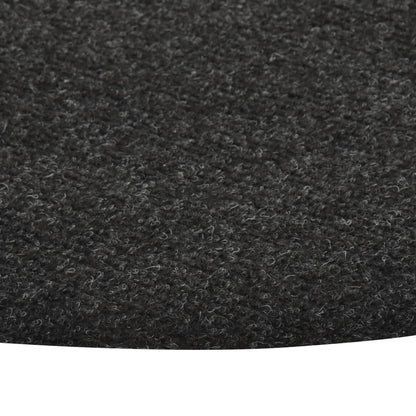 Berkfield Artificial Grass with Studs Dia.95 cm Anthracite Round