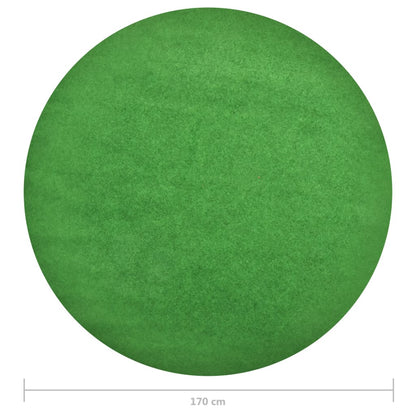 Berkfield Artificial Grass with Studs Dia.170 cm Green Round