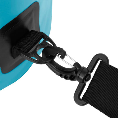 Berkfield Dry Bag with Zipper Blue 15 L PVC