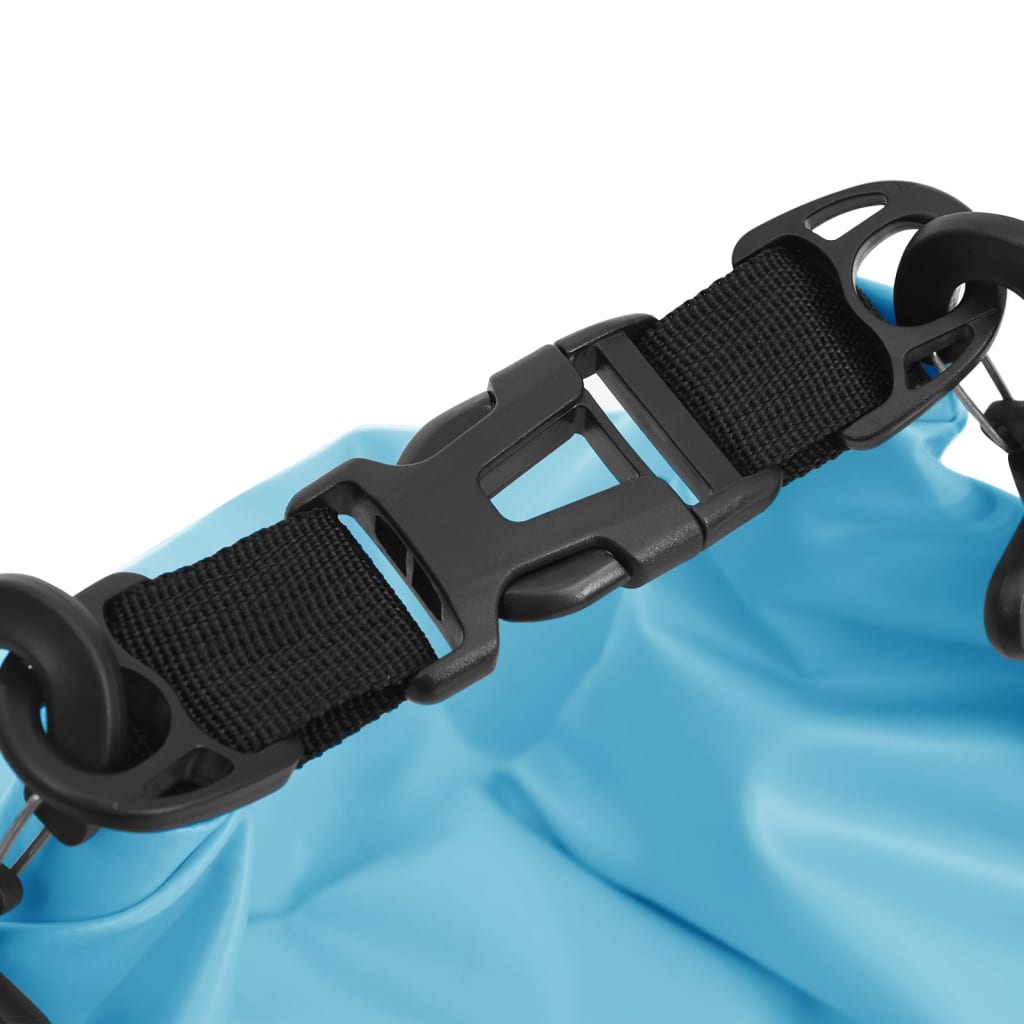 Berkfield Dry Bag with Zipper Blue 15 L PVC
