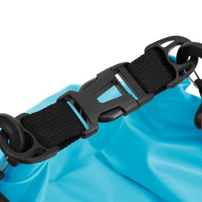 Berkfield Dry Bag with Zipper Blue 15 L PVC