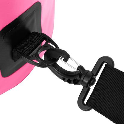 Berkfield Dry Bag with Zipper Pink 20 L PVC