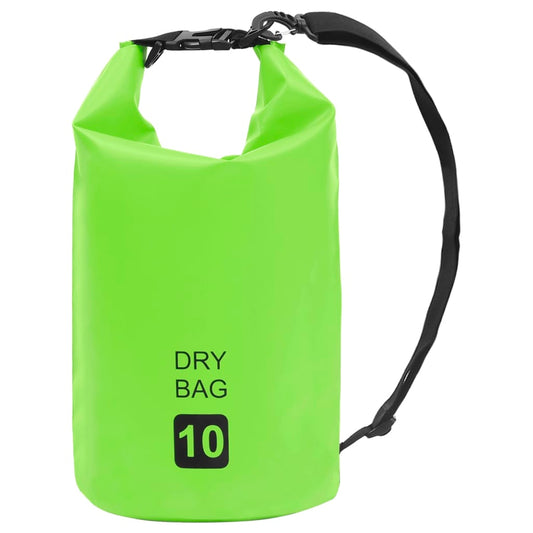 Berkfield Dry Bag Green 10 L PVC