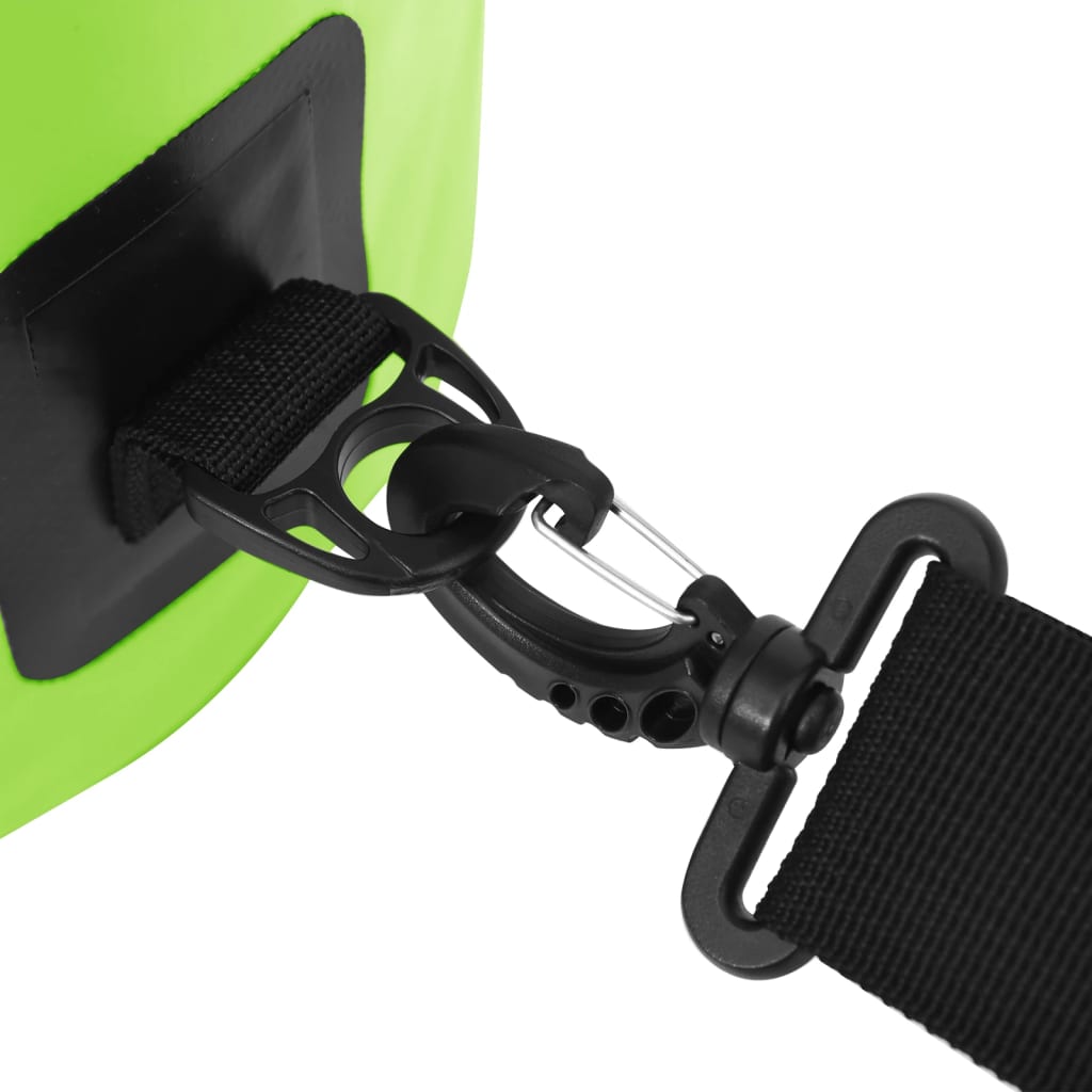 Berkfield Dry Bag Green 15 L PVC