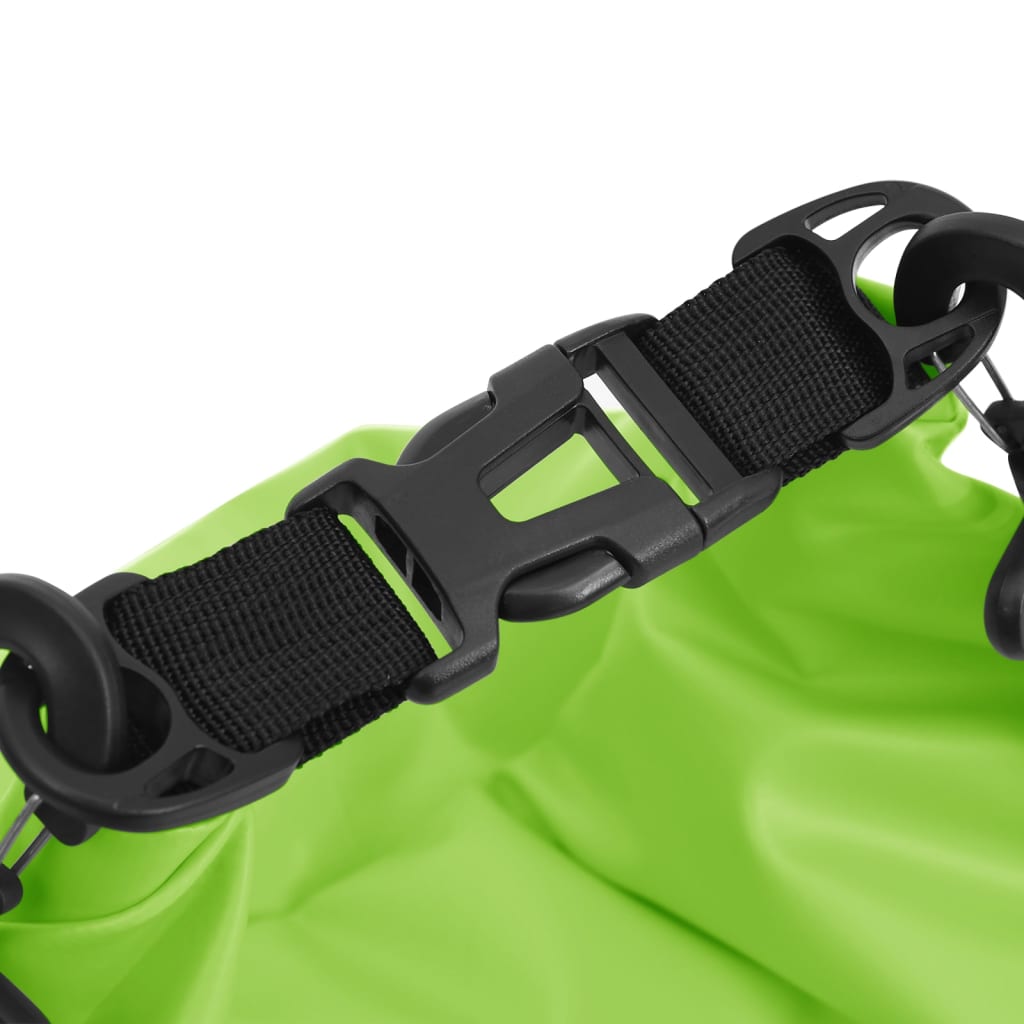 Berkfield Dry Bag Green 15 L PVC