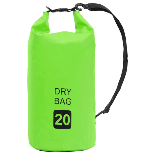 Berkfield Dry Bag Green 20 L PVC