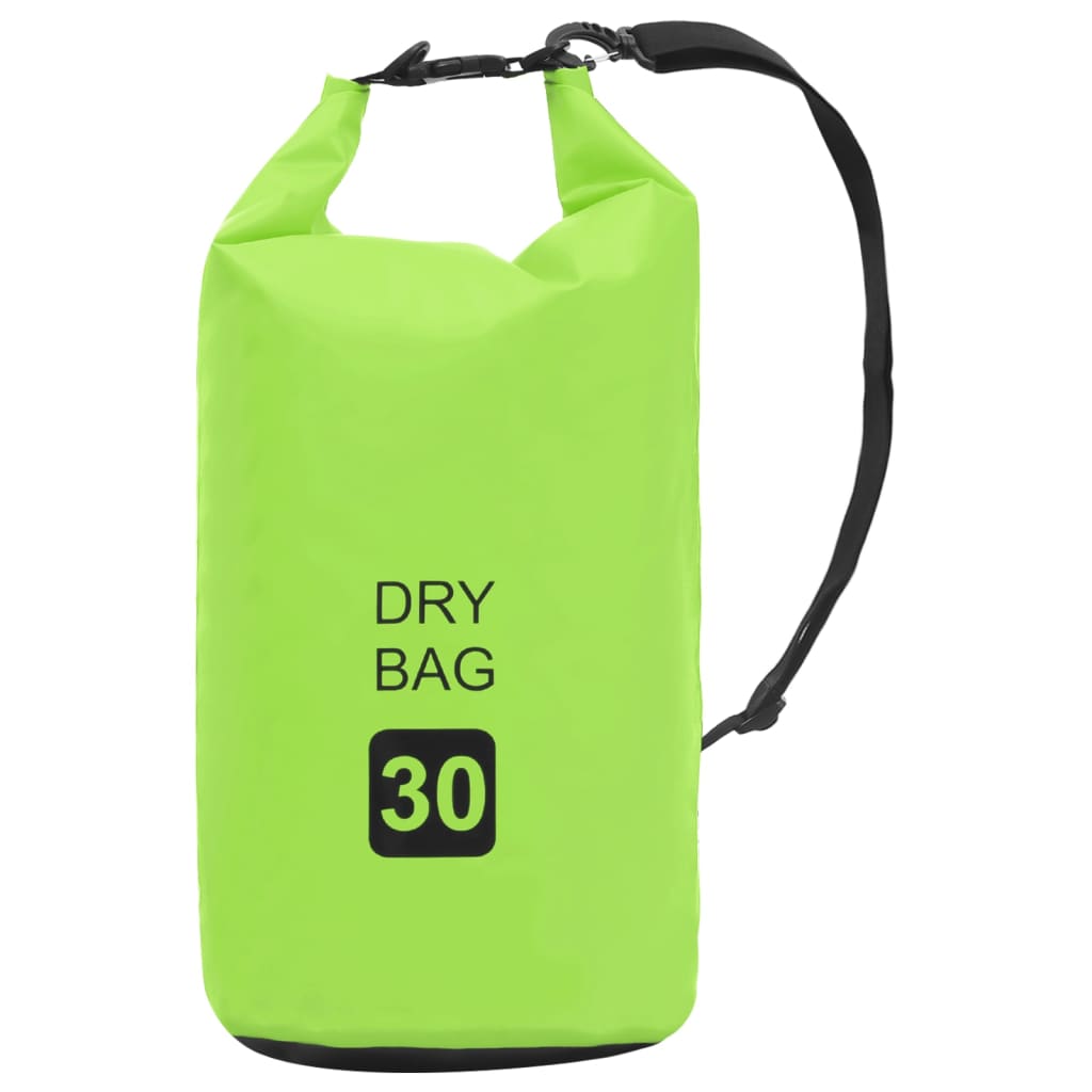 Berkfield Dry Bag Green 30 L PVC