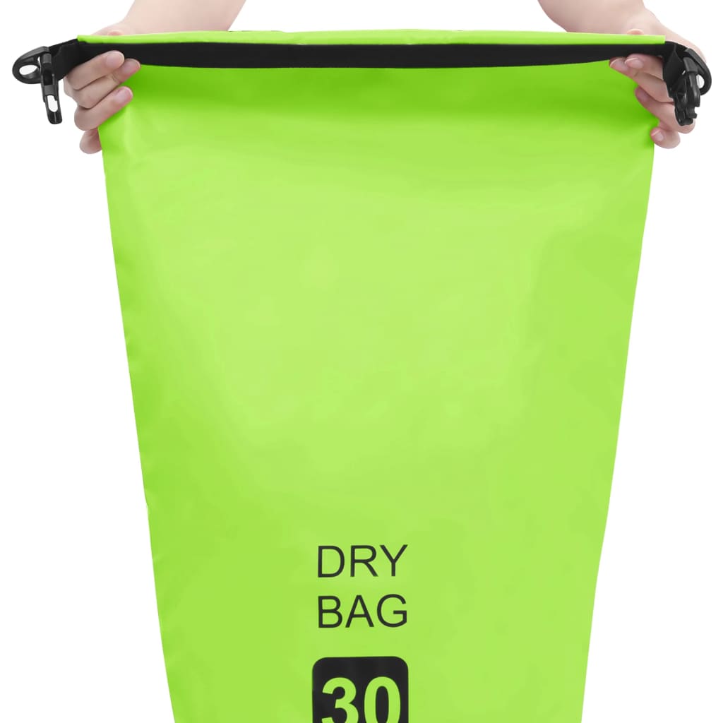 Berkfield Dry Bag Green 30 L PVC