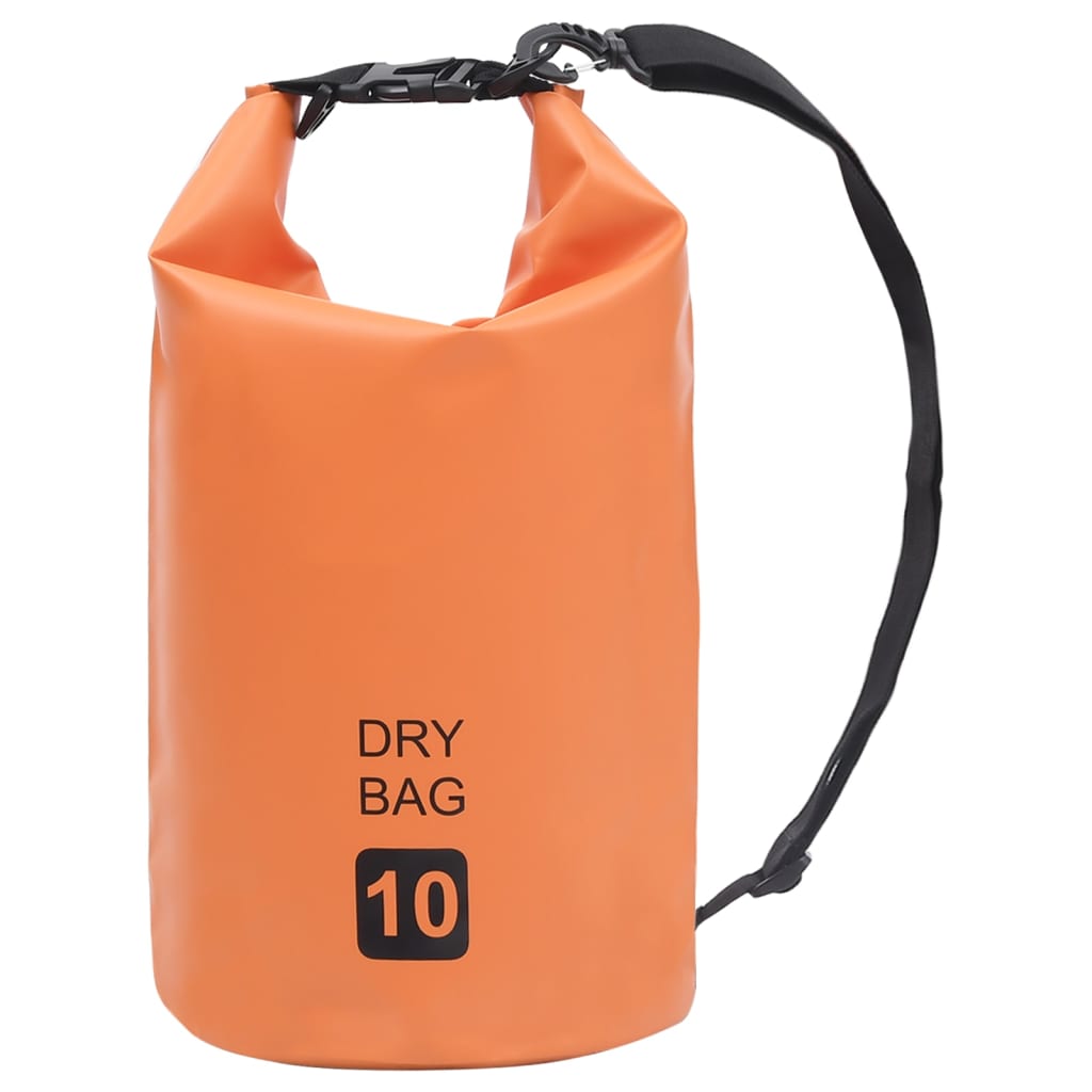 Berkfield Dry Bag Orange 10 L PVC