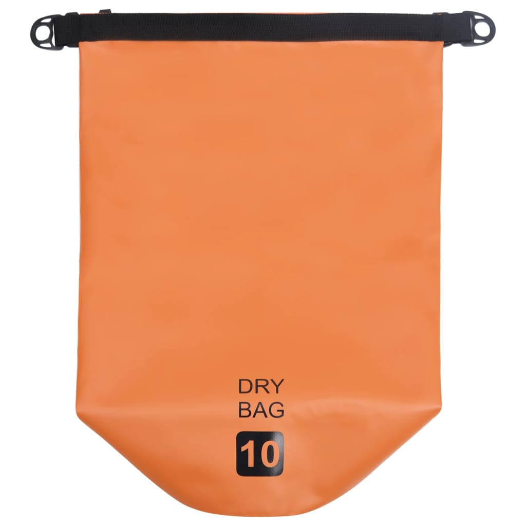 Berkfield Dry Bag Orange 10 L PVC