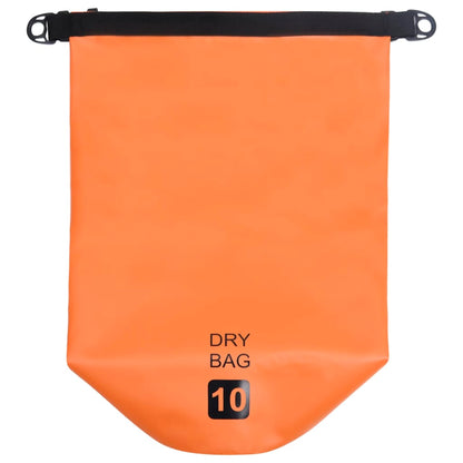 Berkfield Dry Bag Orange 10 L PVC