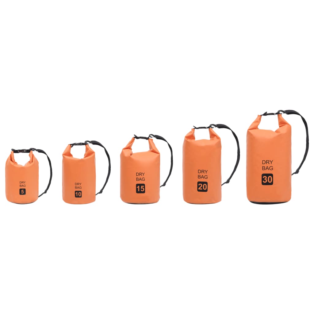 Berkfield Dry Bag Orange 10 L PVC