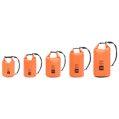 Berkfield Dry Bag Orange 10 L PVC
