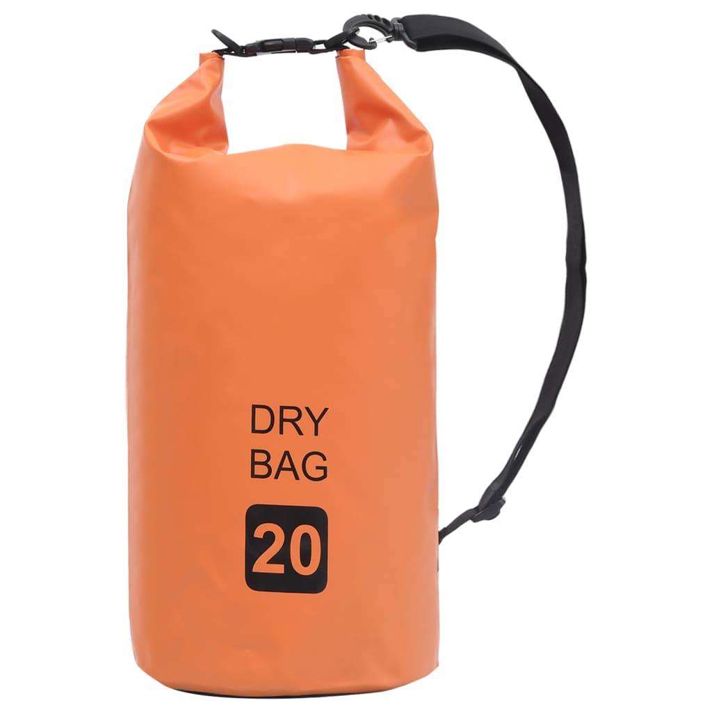 Berkfield Dry Bag Orange 20 L PVC