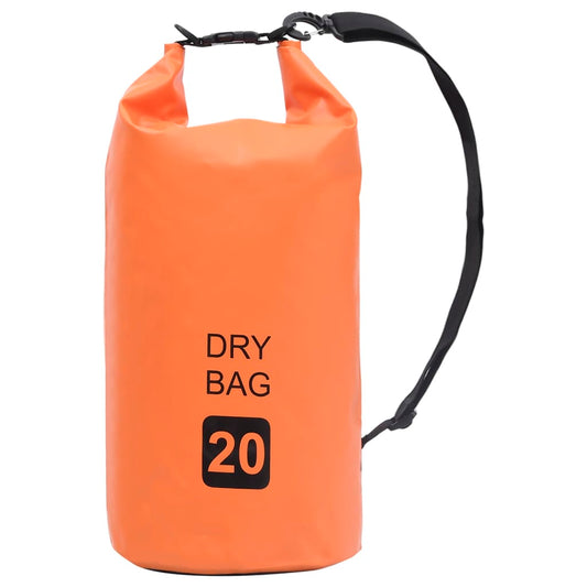 Berkfield Dry Bag Orange 20 L PVC