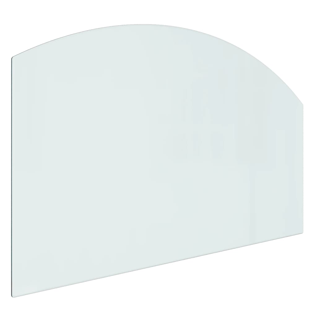 Berkfield Fireplace Glass Plate 100x60 cm