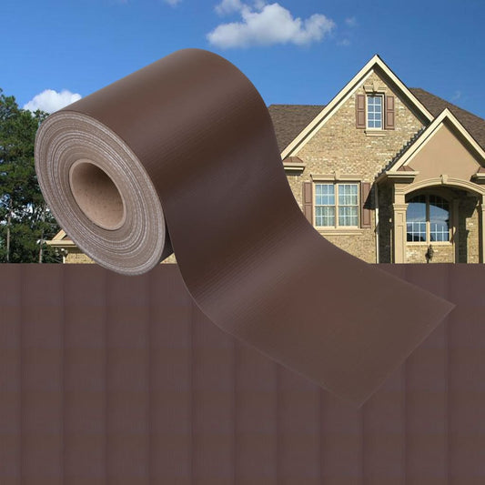 Berkfield Garden Privacy Screen PVC 35x0.19 m Brown