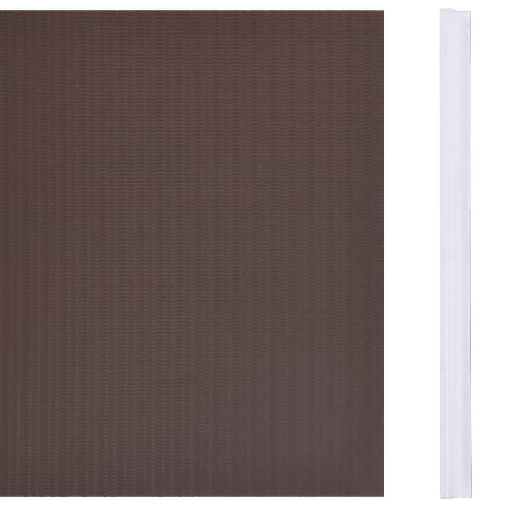 Berkfield Garden Privacy Screen PVC 70x0.19 m Brown