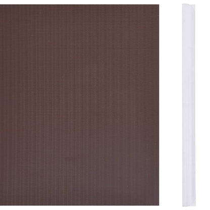 Berkfield Garden Privacy Screen PVC 70x0.19 m Brown