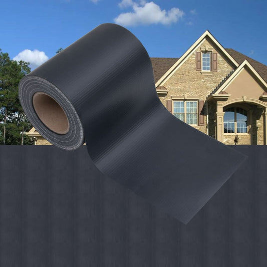 Berkfield Garden Privacy Screen PVC 35x0.19 m Matte Dark Grey