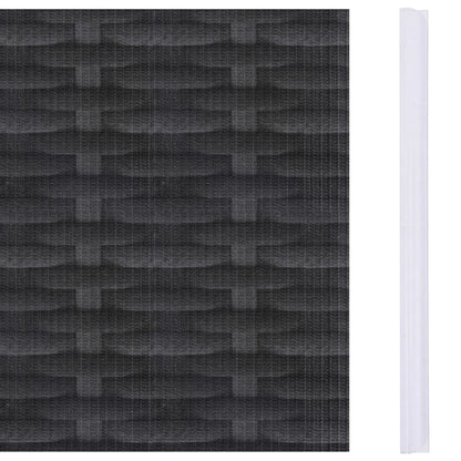 Berkfield Garden Privacy Screens 4 pcs PVC 35x0.19 m Rattan Pattern