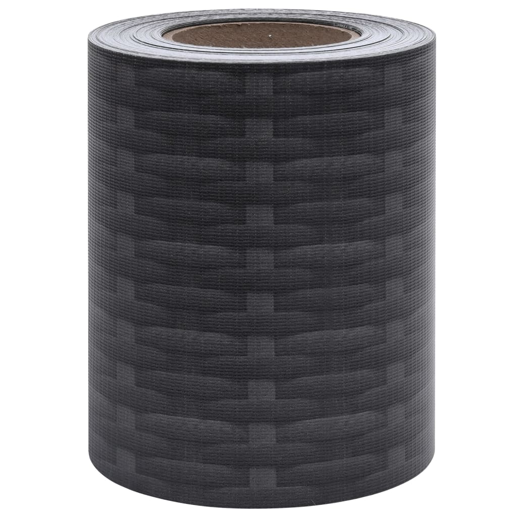 Berkfield Garden Privacy Screens 4 pcs PVC 35x0.19 m Rattan Pattern