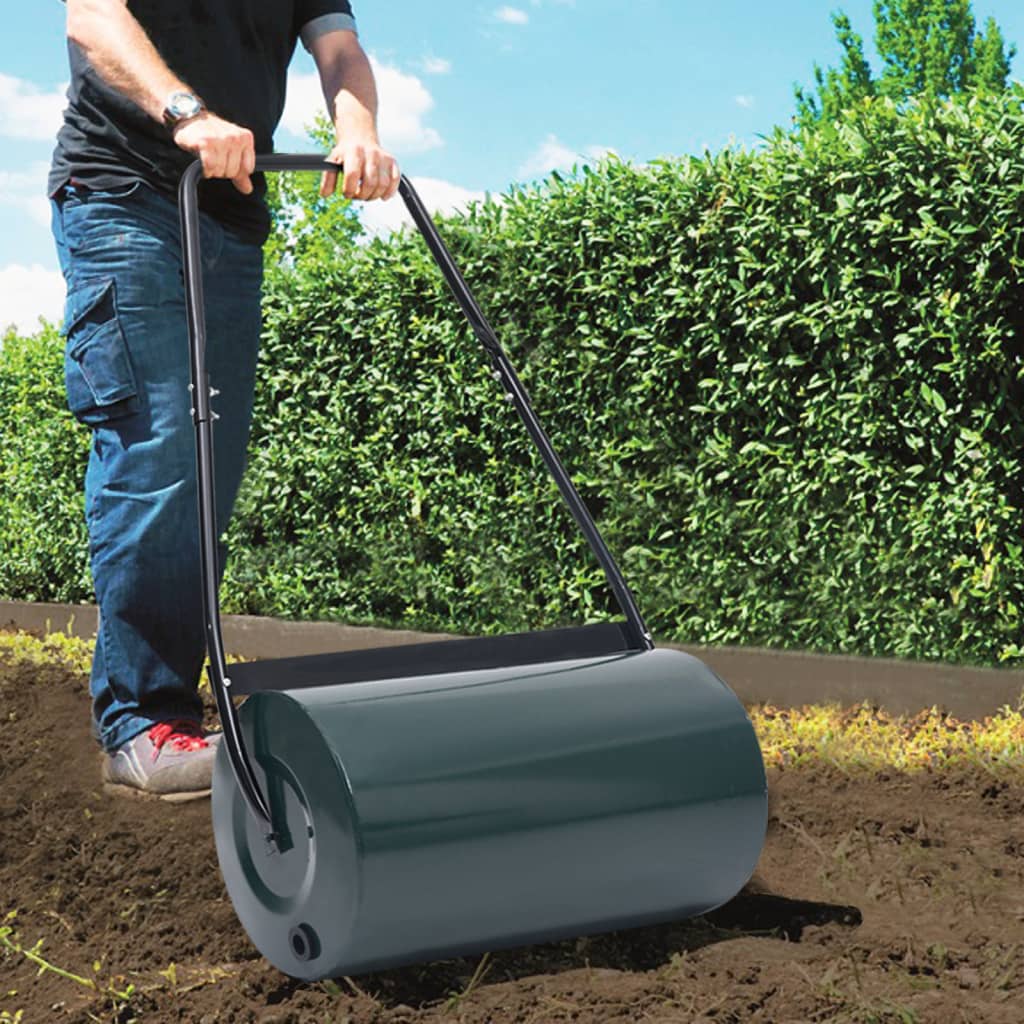Berkfield Lawn Roller Green and Black 57 cm 43 L