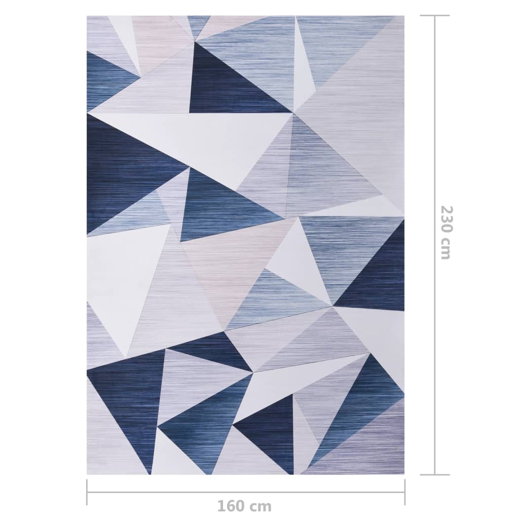 Berkfield Printed Rug Multicolour 160x230 cm Fabric