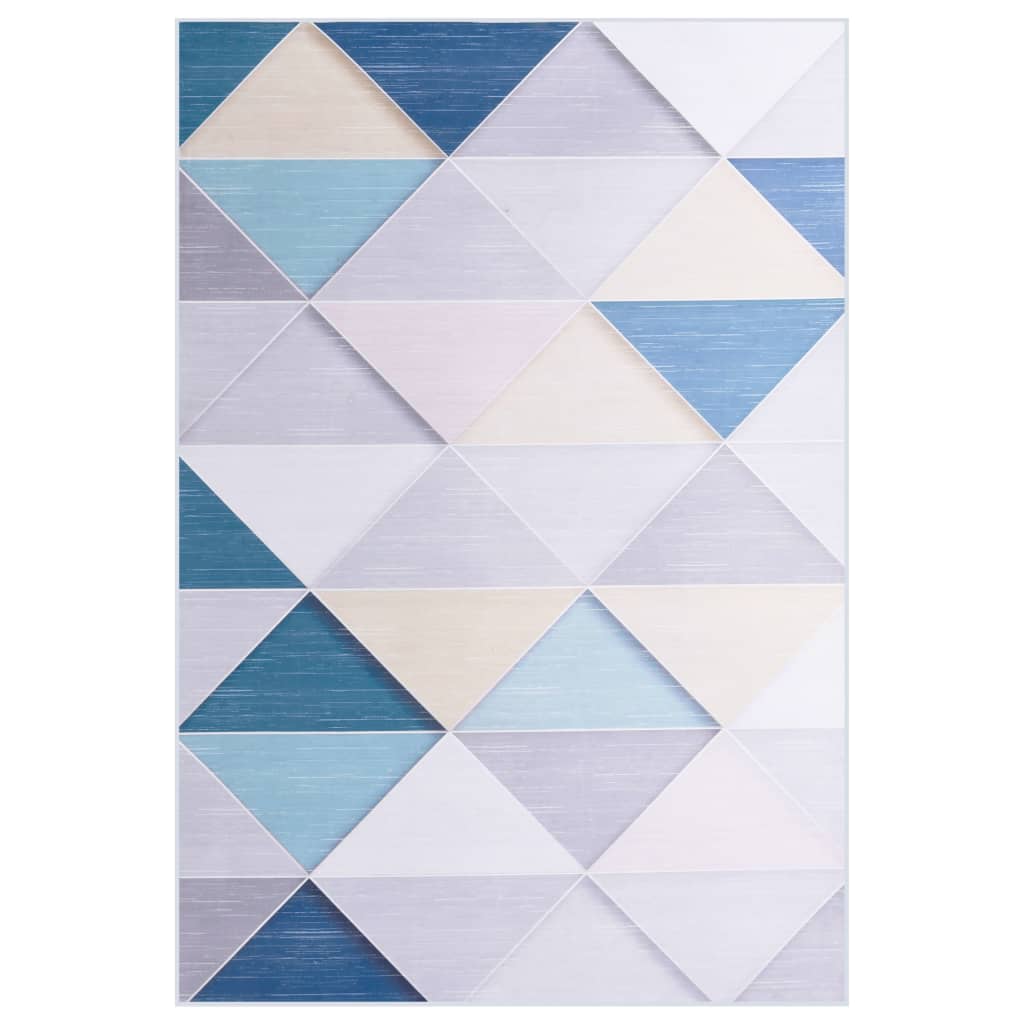 Berkfield Printed Rug Multicolour 120x160 cm Fabric