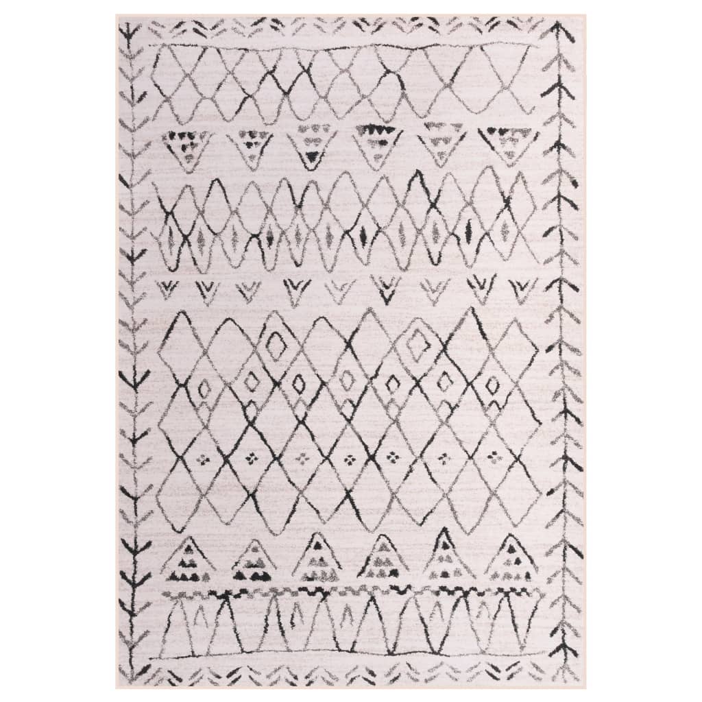 Berkfield Printed Rug Multicolour 120x160 cm Fabric