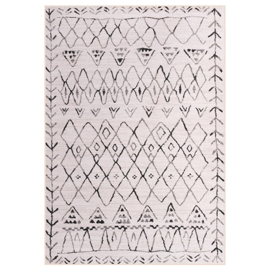 Berkfield Printed Rug Multicolour 140x200 cm Fabric