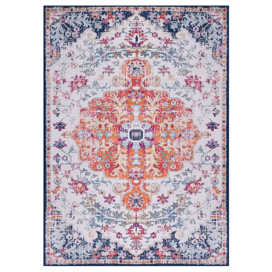 Berkfield Printed Rug Multicolour 160x230 cm Fabric