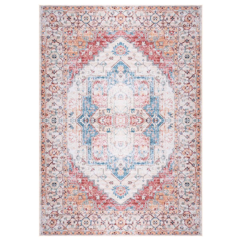 Berkfield Printed Rug Multicolour 160x230 cm Fabric