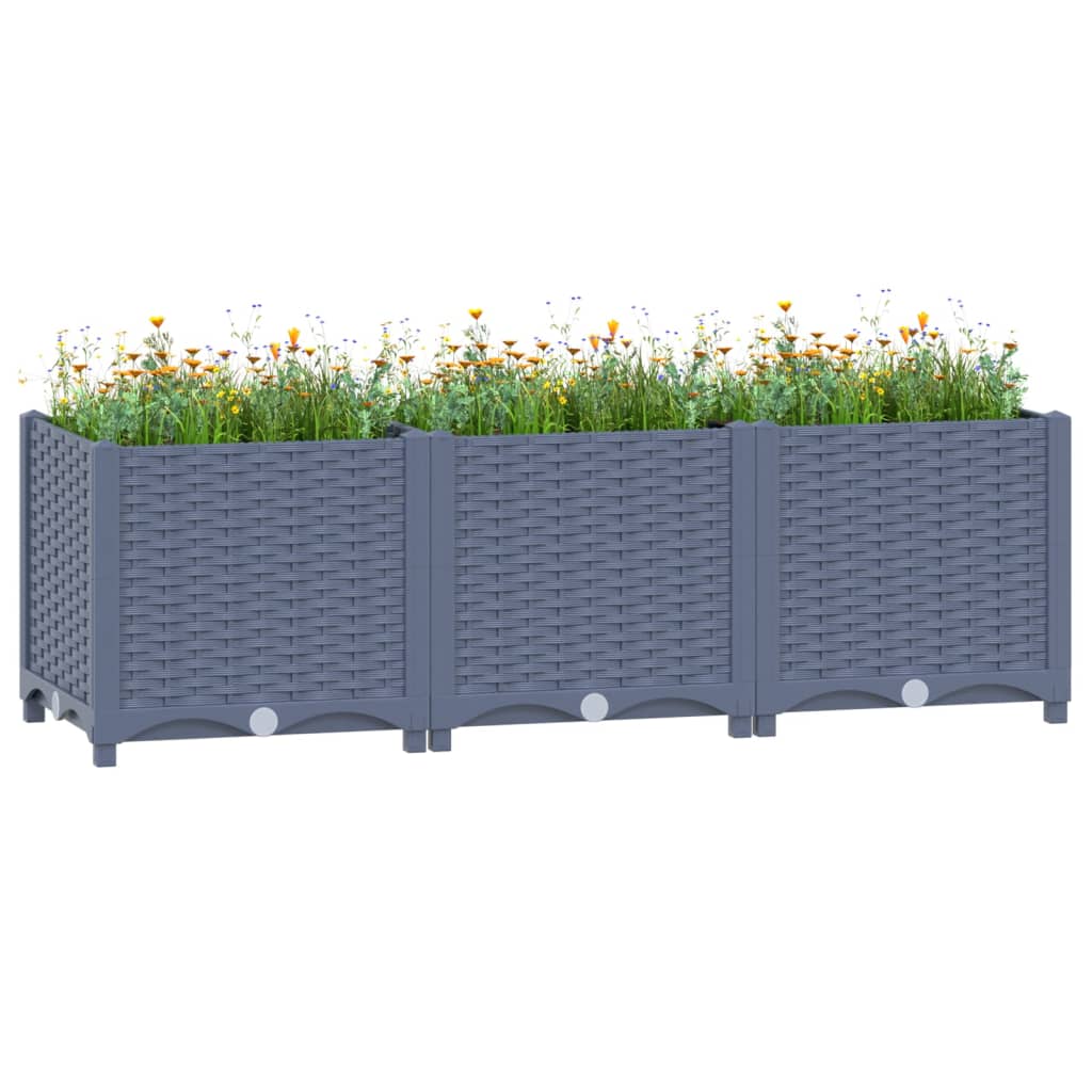 Berkfield Raised Bed 120x40x38 cm Polypropylene